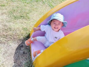 園庭遊びの前に♪（大貫）