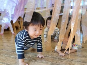 上手に通れるかな～♪（吉田）