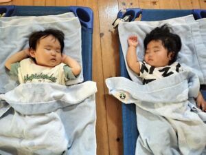 みかん組の午睡までの過ごし方！(青木)