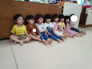 みんなで体操！(鳥居)